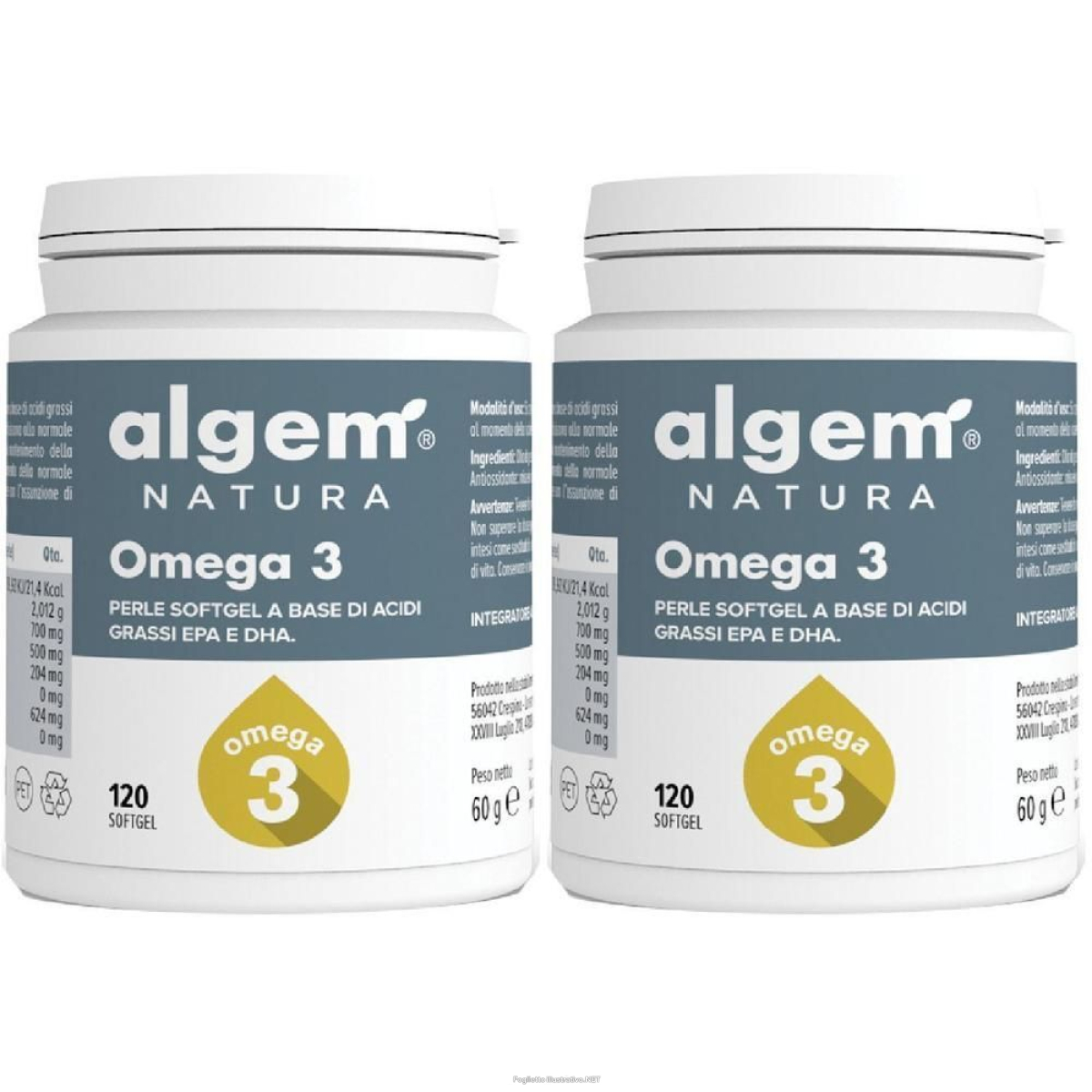 Cerca Offerte di omega 3 120 perle softgel 2x60 g e acquista online