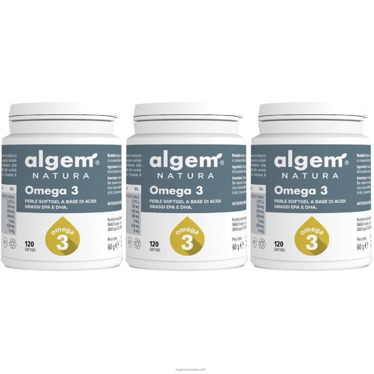 Cerca Offerte di omega 3 120 perle softgel 3x60 g e acquista online