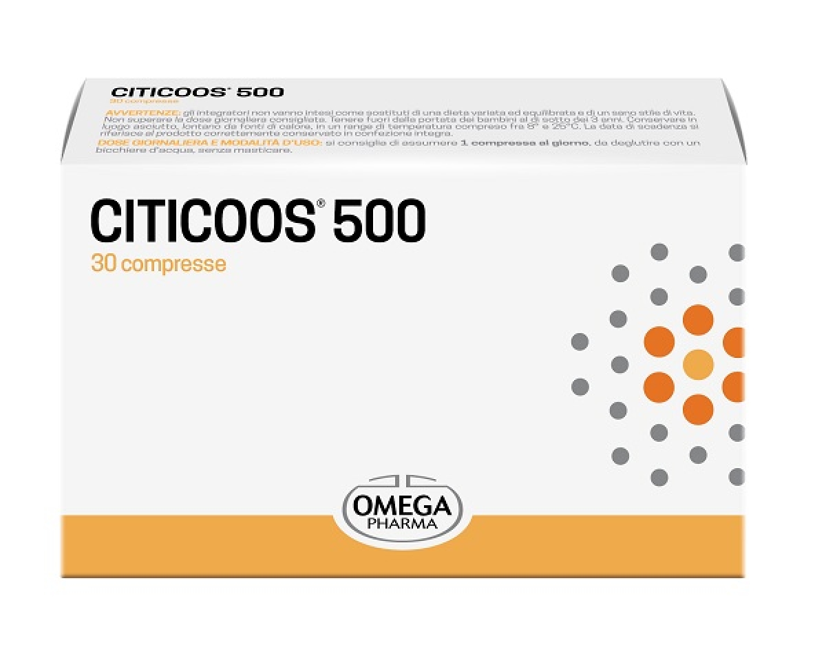 Cerca Offerte di Omega pharma citicoos 500 - integratore per il sistema nervoso 30 compresse e acquista online