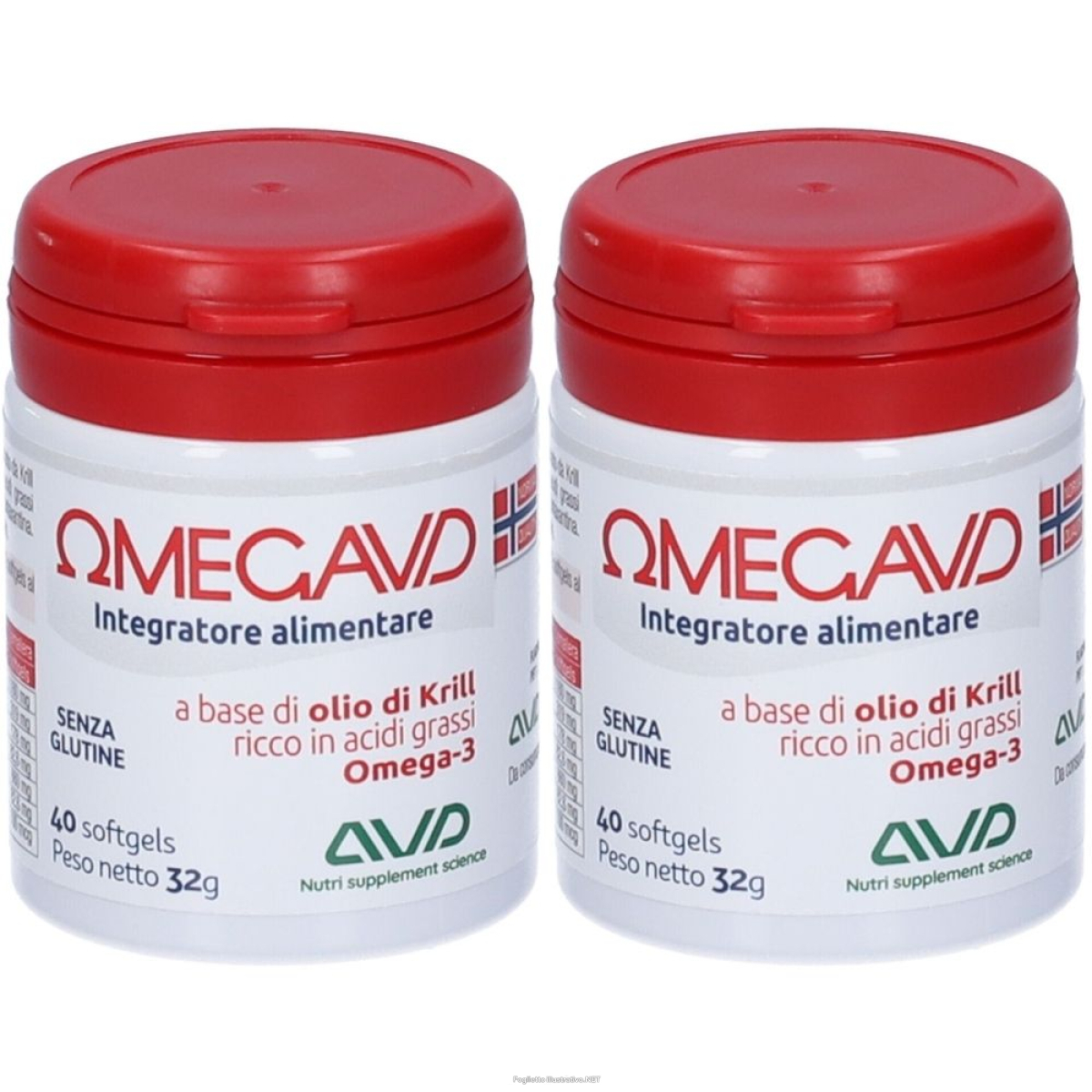 Cerca Offerte di omegavd 40 softgels set da 2 2x32 g capsule e acquista online