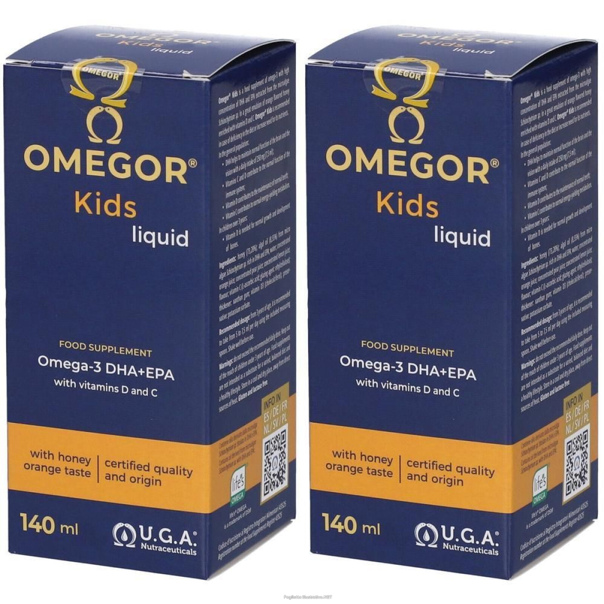 Cerca Offerte di omegor kids 140 ml 2x140 ml soluzione orale e acquista online