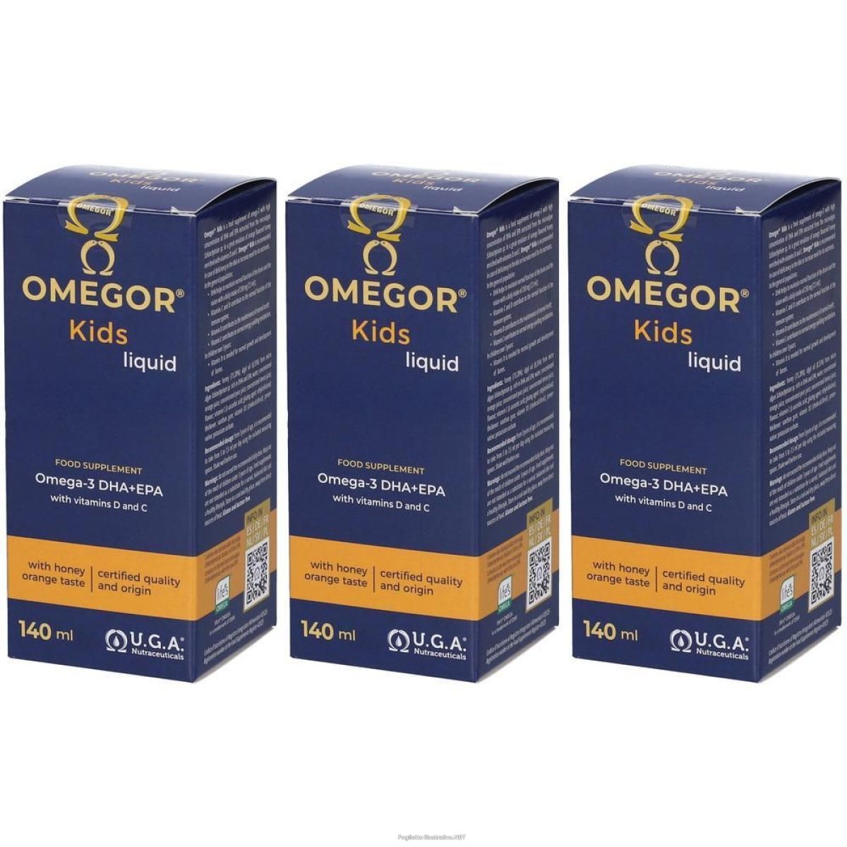 Cerca Offerte di omegor kids 140 ml 3x140 ml soluzione orale e acquista online