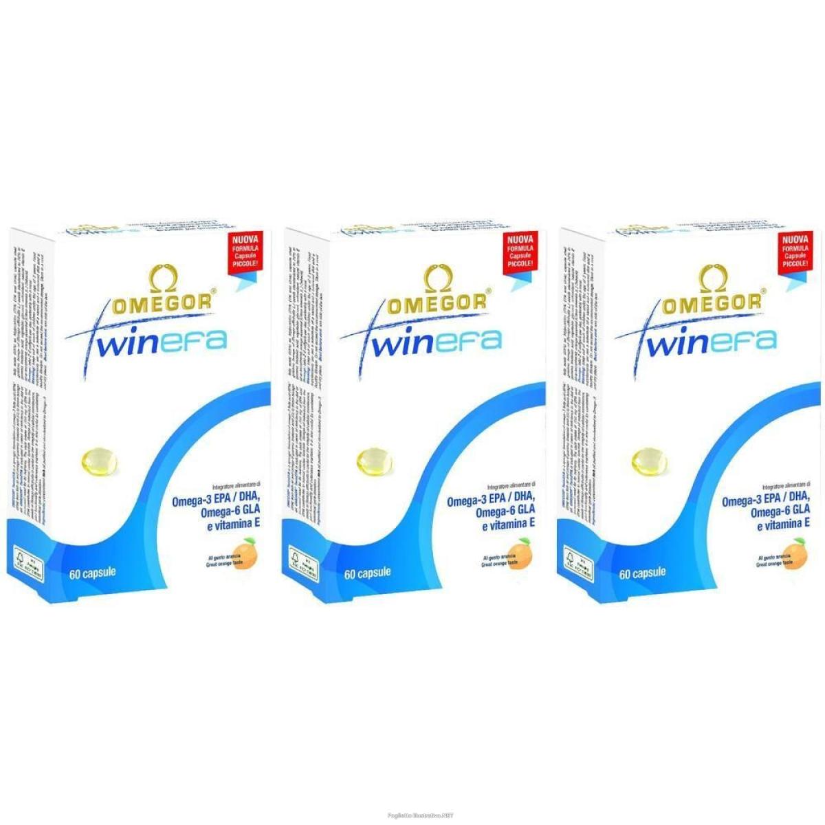 Cerca Offerte di omegor twinefa 60 capsule new 3x60 pz e acquista online