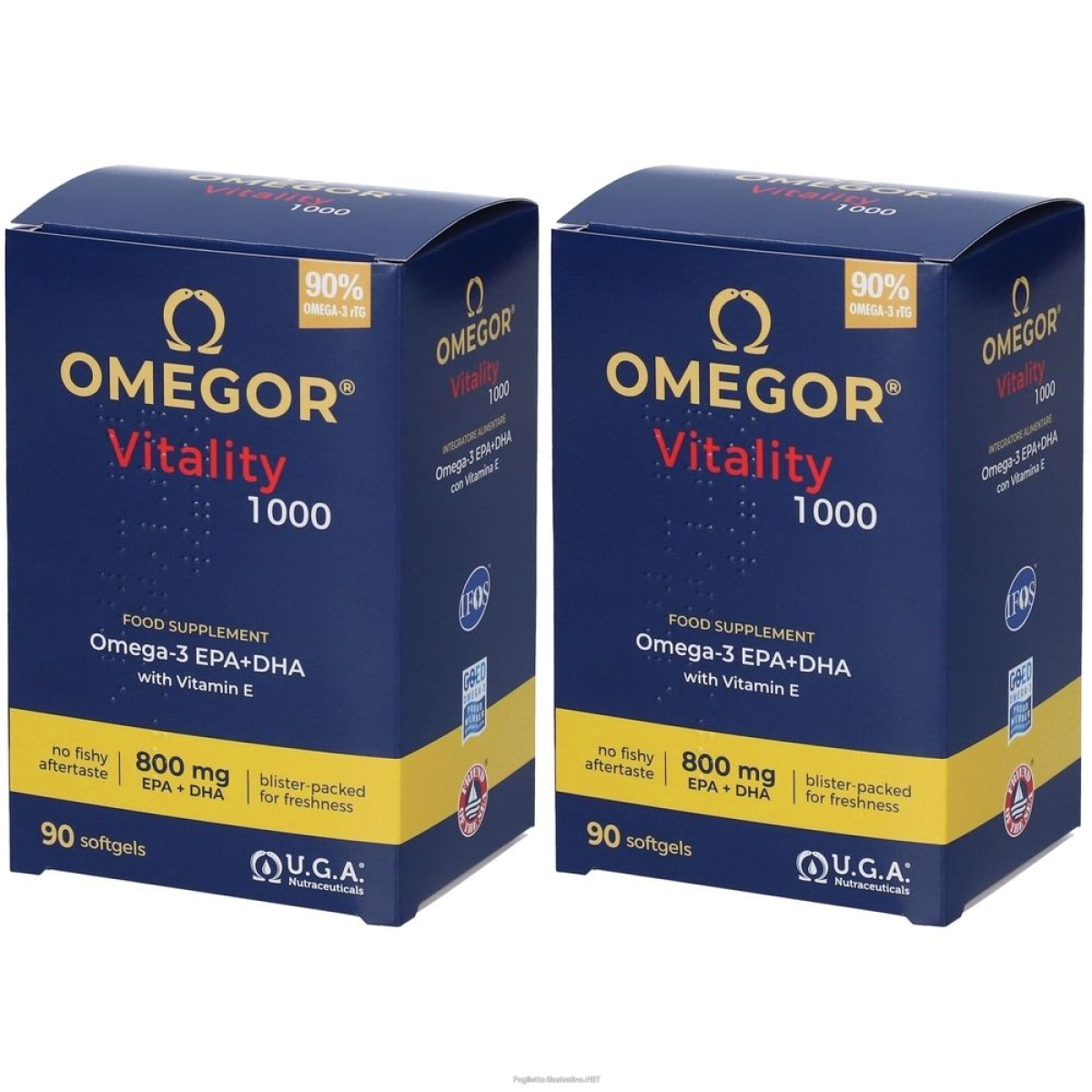 Cerca Offerte di omegor® vitality 1000 set da 2 2x126 g capsule e acquista online