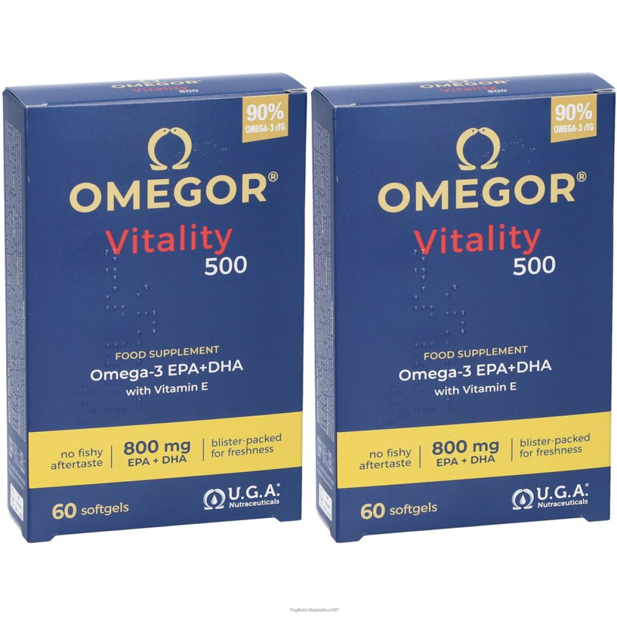 Cerca Offerte di omegor® vitality 500 set da 2 2x60 pz capsule e acquista online