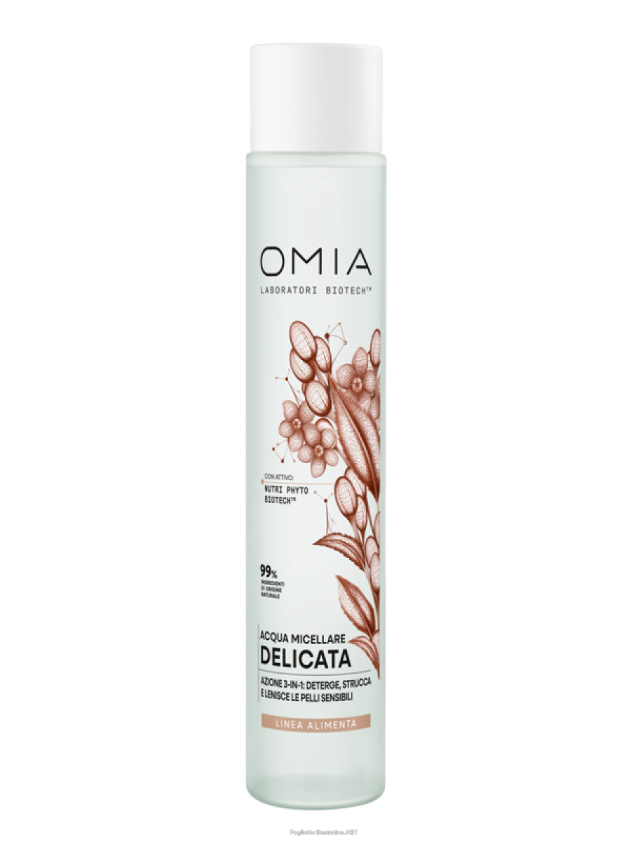 Cerca Offerte di omia biotech acqua micellare delicata pelli sensibili struccante viso occhi e labbra 250ml e acquista online