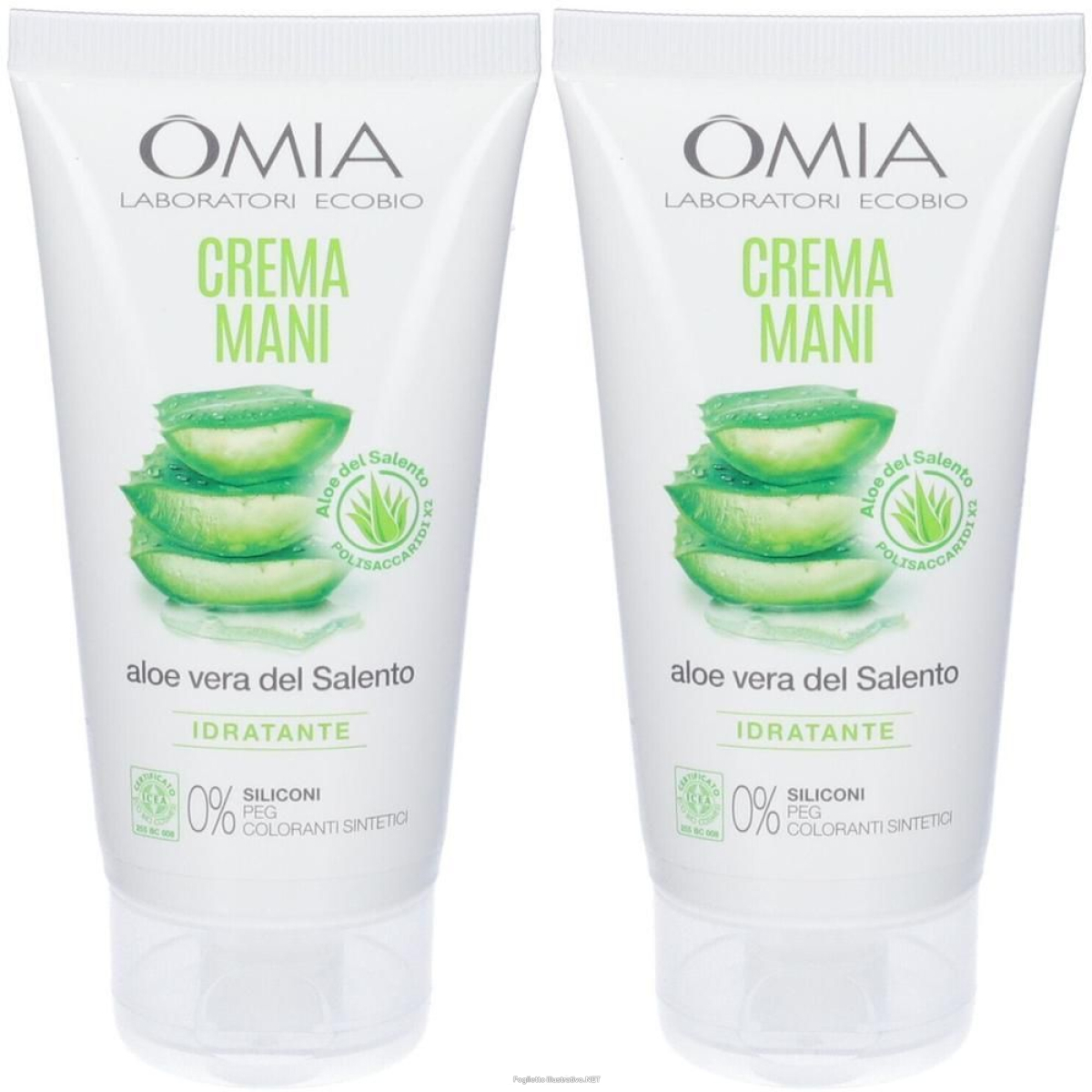 Cerca Offerte di omia - crema mani con aloe vera del salento 2x75 ml e acquista online