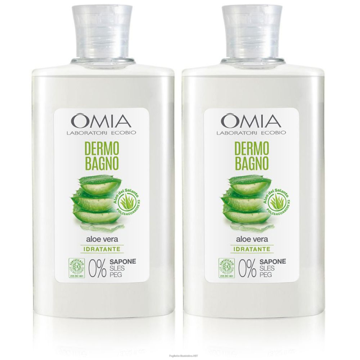 Cerca Offerte di omia dermo bagno aloe vera set da 2 2x400 ml schiuma bagno e acquista online