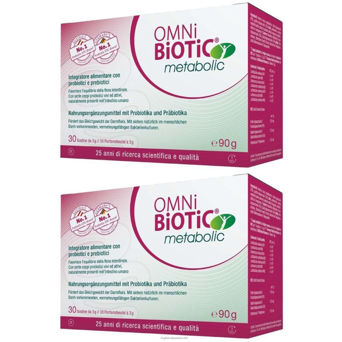 Cerca Offerte di omni biotic metabolic 30 bustine da 3 g 2x90 g e acquista online