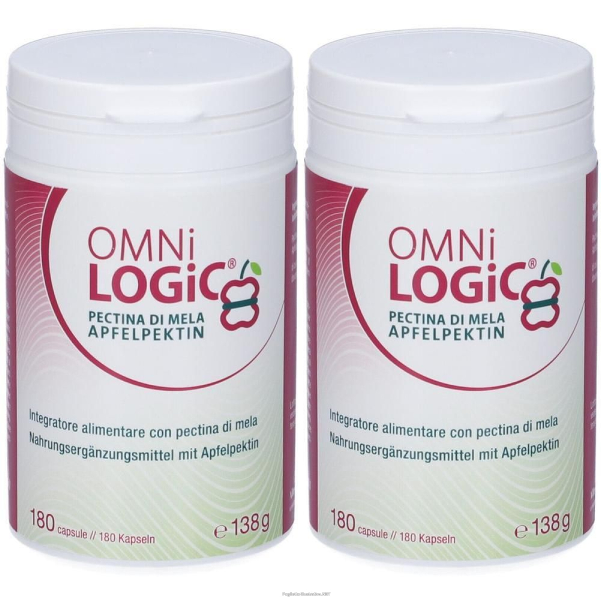 Cerca Offerte di omni logic pectina mela 180 capsule 2x138 g e acquista online