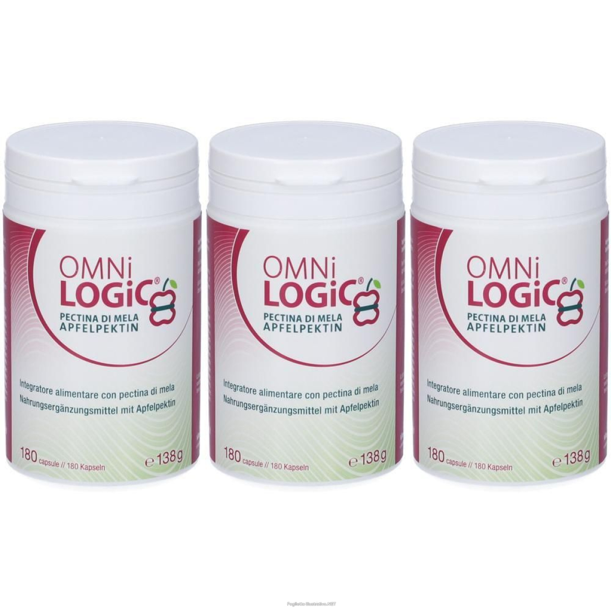 Cerca Offerte di omni logic pectina mela 180 capsule 3x138 g e acquista online