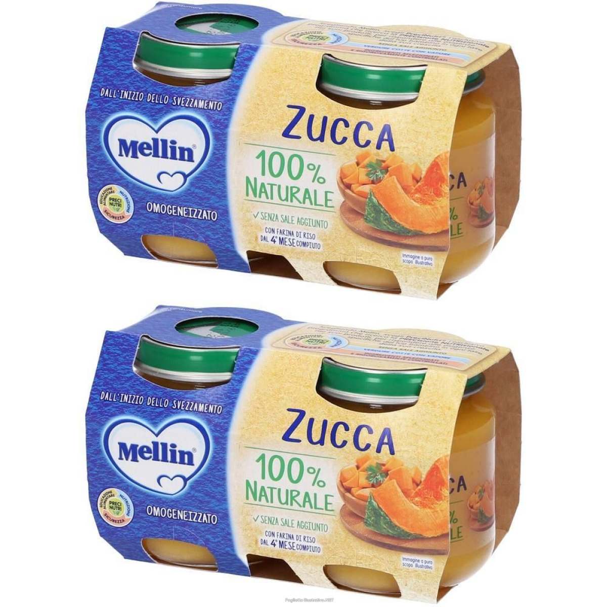 Cerca Offerte di omogeneizzato zucca 2 x 125 g 2x2x125 g pappa e acquista online