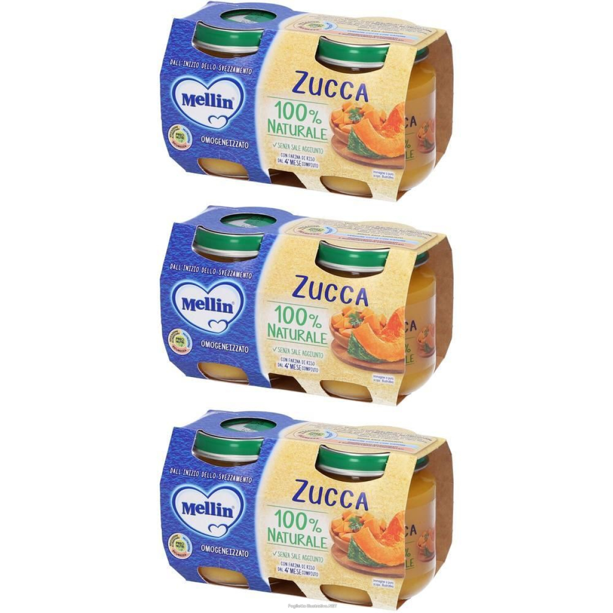 Cerca Offerte di omogeneizzato zucca 2 x 125 g 3x2x125 g pappa e acquista online