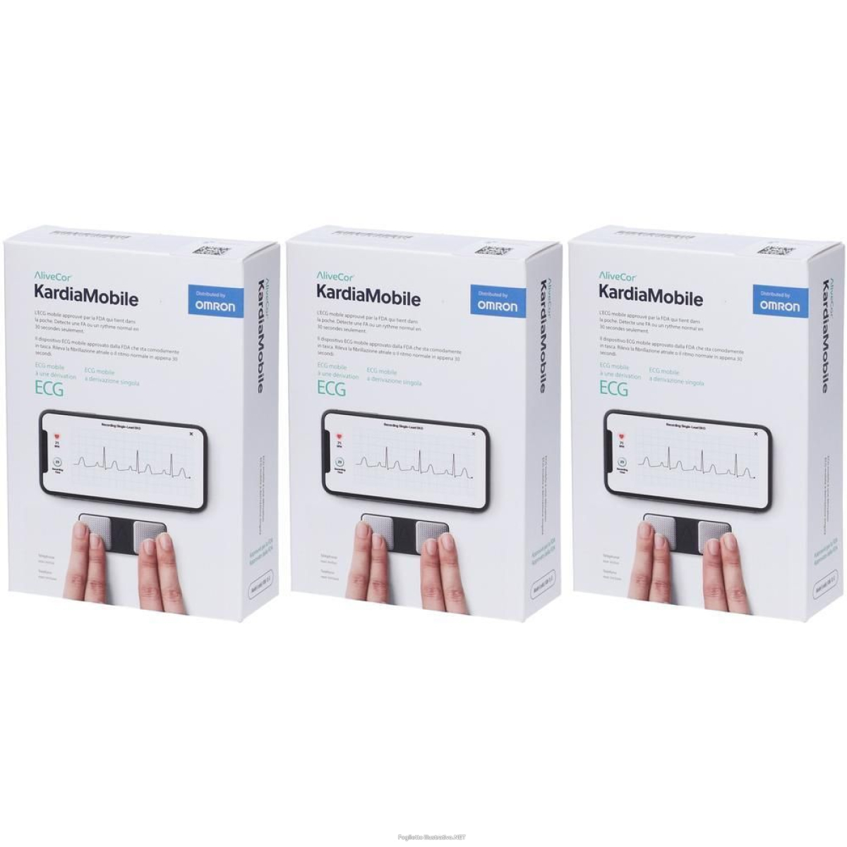 Cerca Offerte di omron kardiamobile elettrocardiogramma tascabile 1l 3x1 st e acquista online