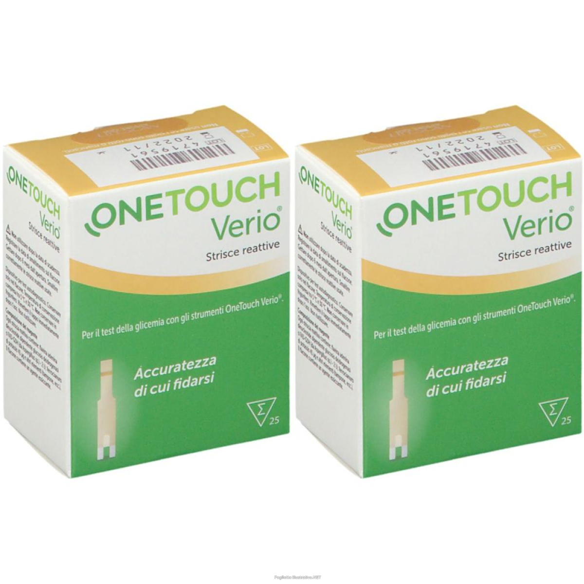 Cerca Offerte di onetouch® verio® set da 2 2x25 pz strisce reattive e acquista online