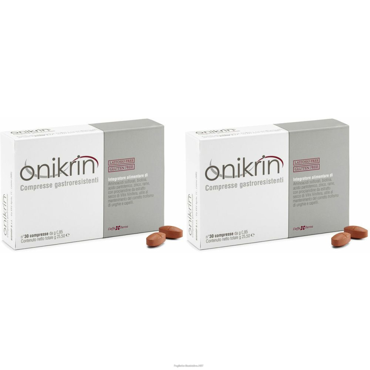 Cerca Offerte di onikrin set da 2 2x30 pz compresse e acquista online