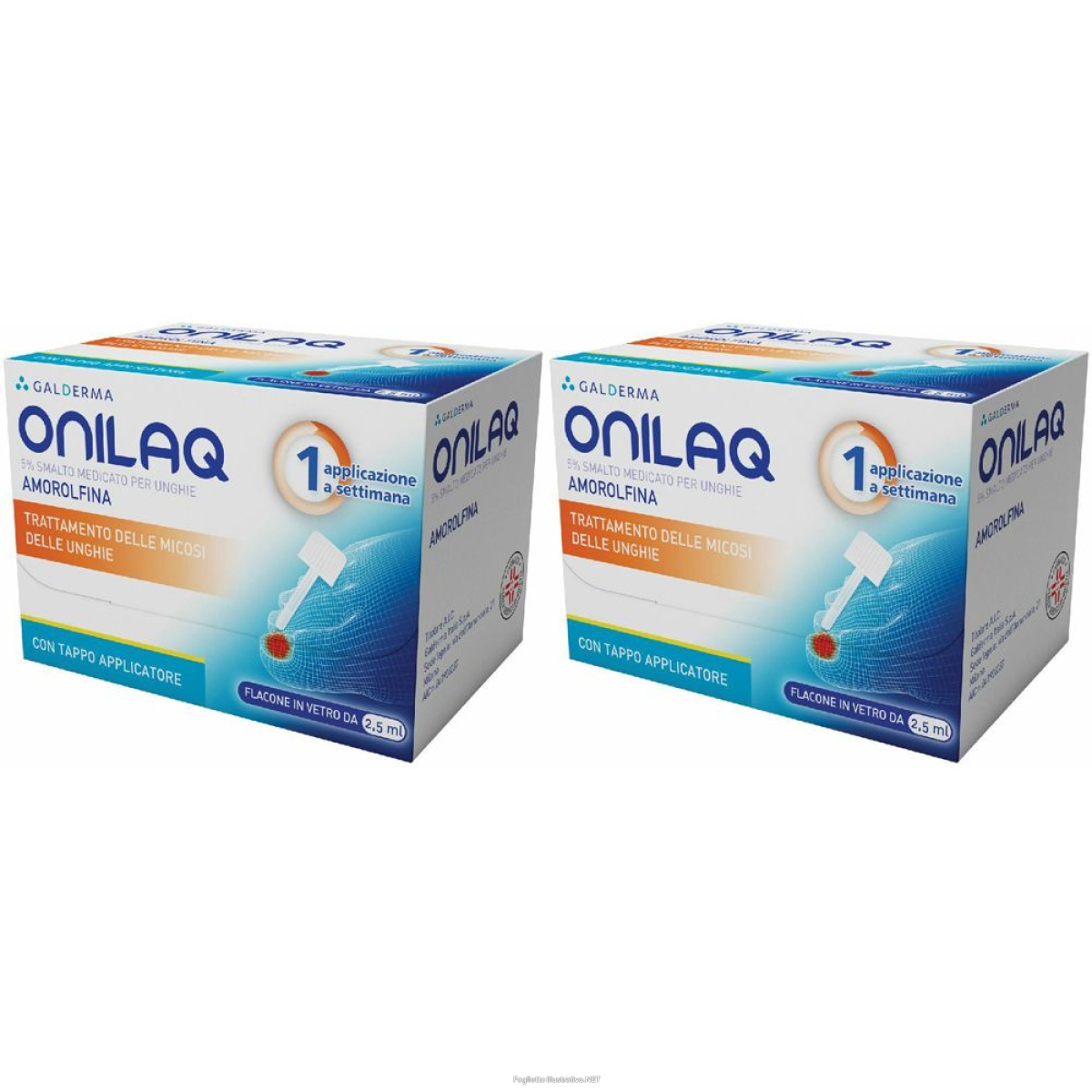 Cerca Offerte di onilaq 5% smalto medicato per unghie set da 2 2x2,5 ml ungh e acquista online