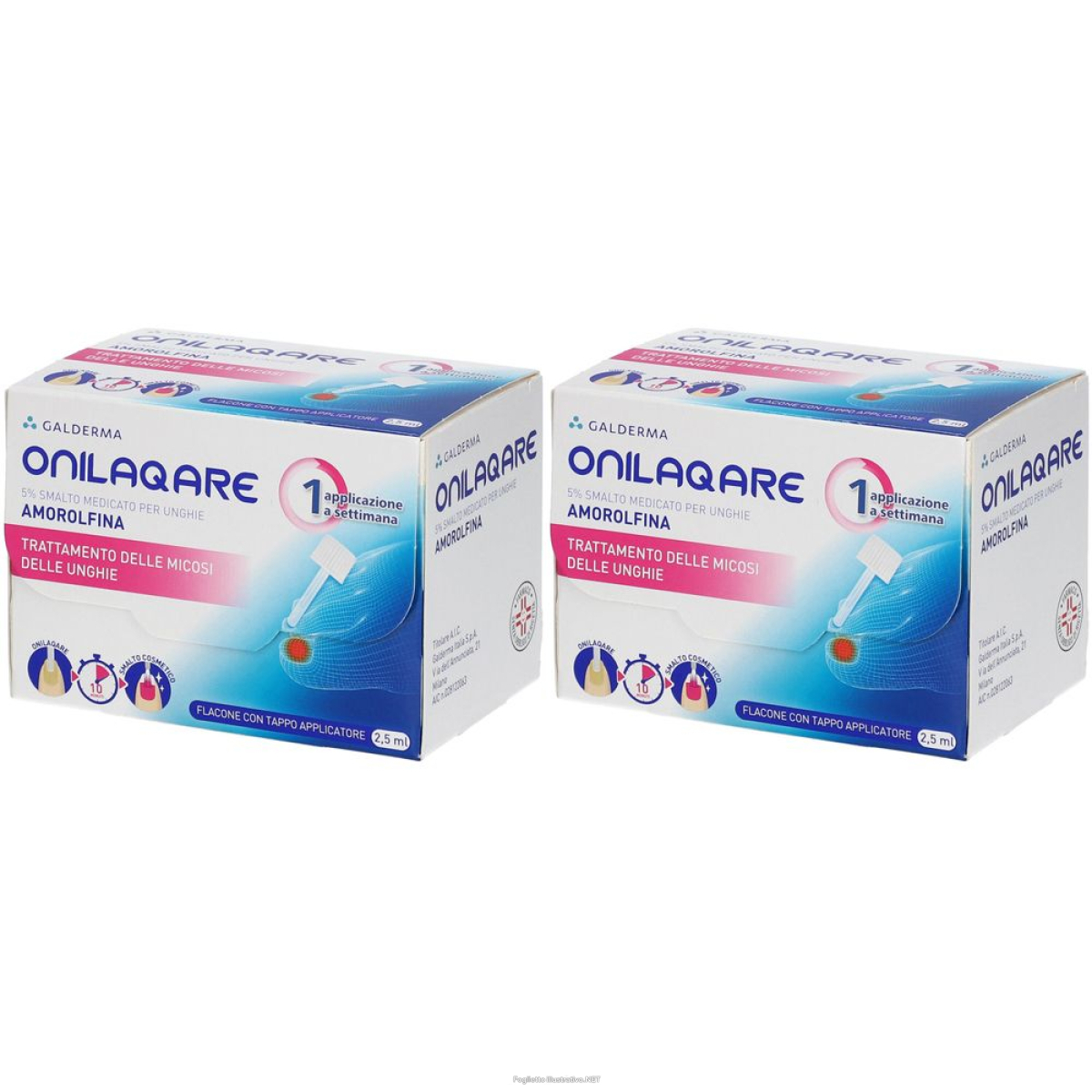 Cerca Offerte di onilaqare 5% smalto medicato per unghie set da 2 2x2,5 ml u e acquista online
