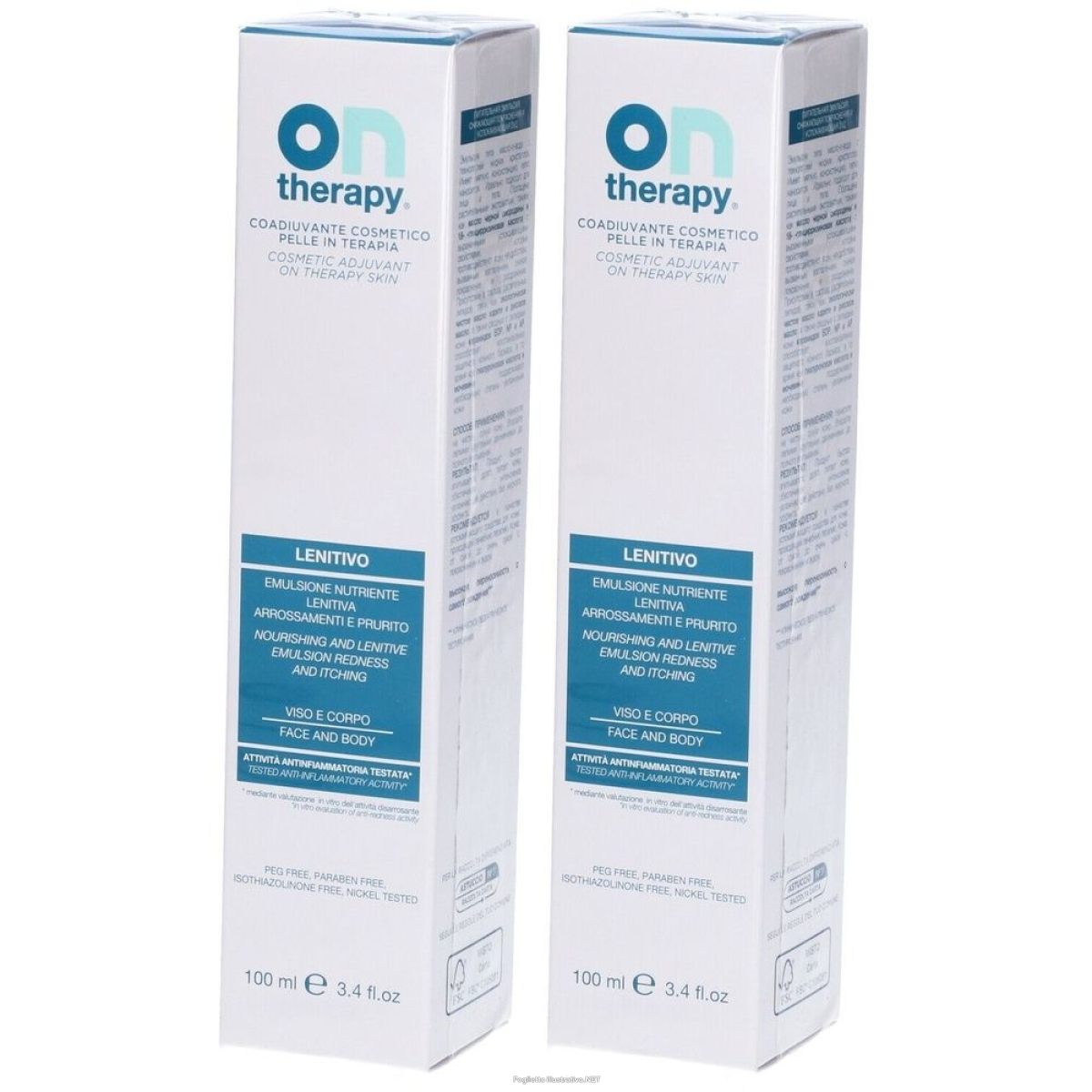 Cerca Offerte di ontherapy lenitivo nutriente - calmante set da 2 2x100 ml detergente e acquista online