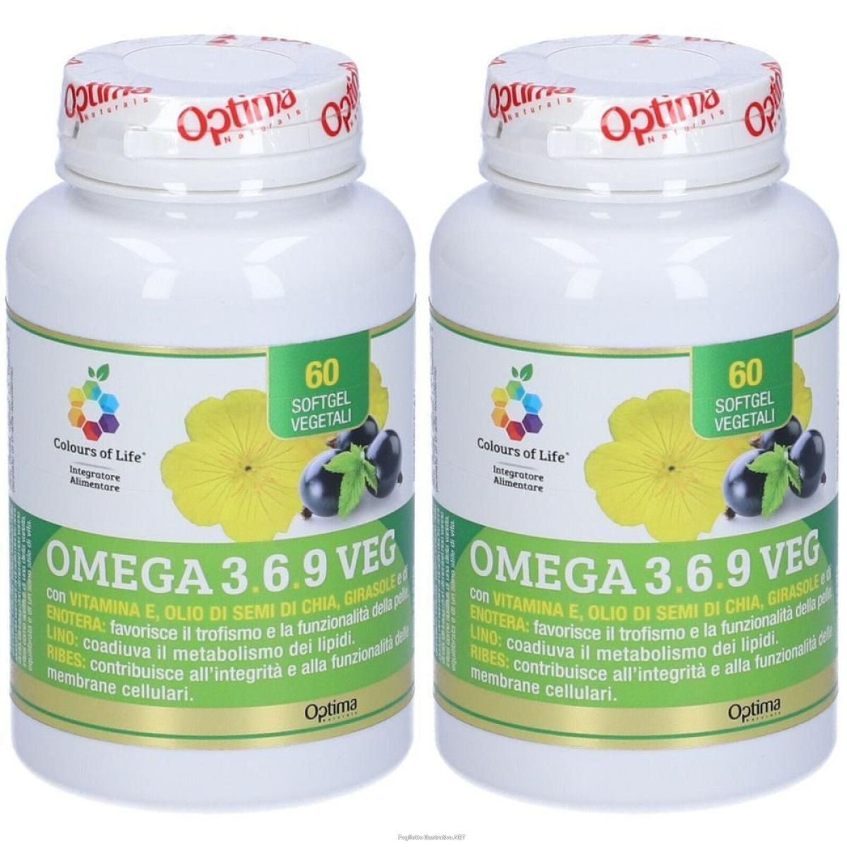 Cerca Offerte di optima colours of life omega 396 veg 2x60 pz capsule morbide e acquista online