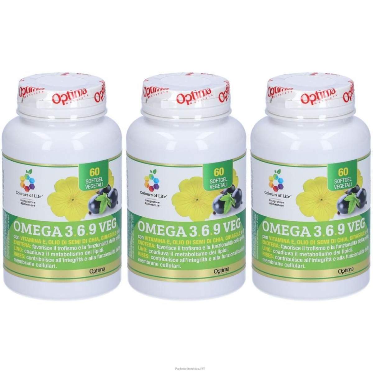 Cerca Offerte di optima colours of life omega 396 veg 3x60 pz capsule morbide e acquista online