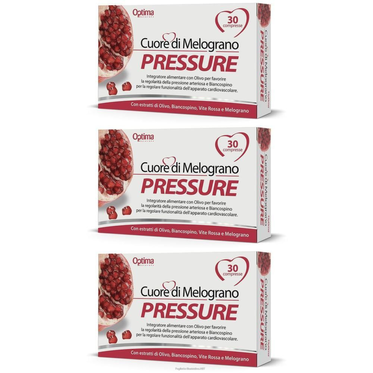 Cerca Offerte di optima cuore di melograno pressure 3x30 g compresse e acquista online