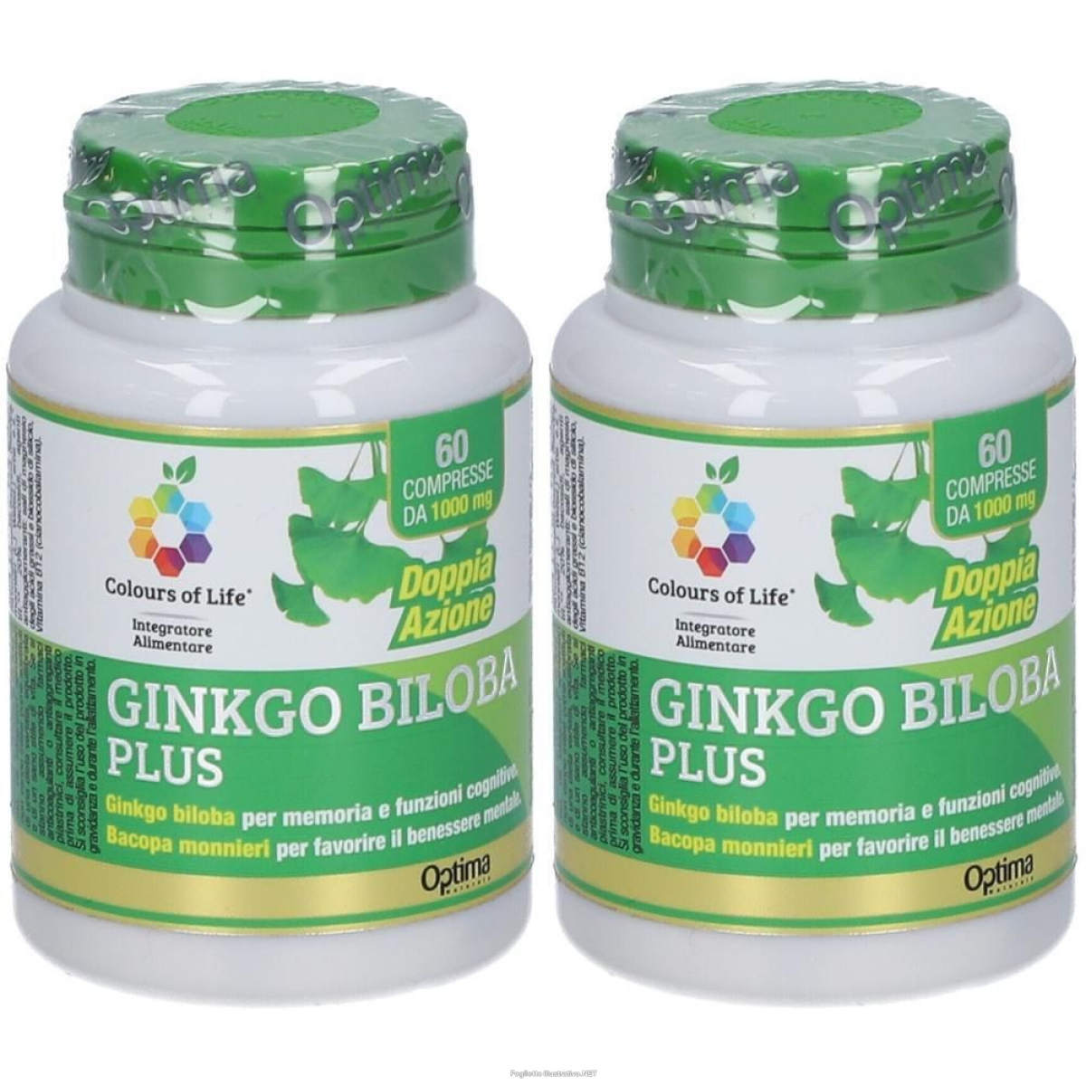 Cerca Offerte di optima gingko biloba plus 2x60 g compresse e acquista online