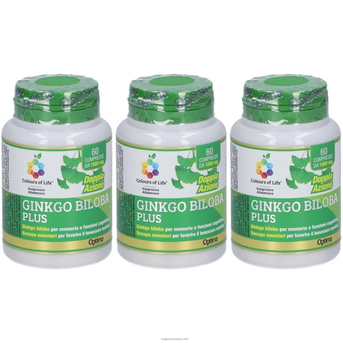 Cerca Offerte di optima gingko biloba plus 3x60 g compresse e acquista online