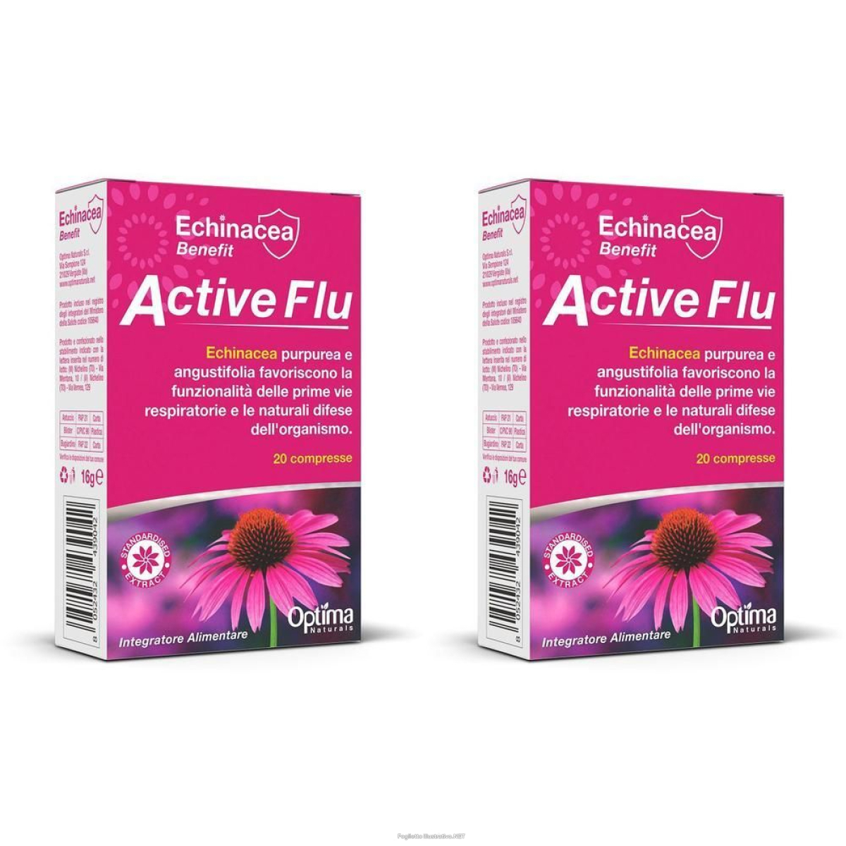 Cerca Offerte di optima naturals echinacea active flu compresse 2x16 g e acquista online