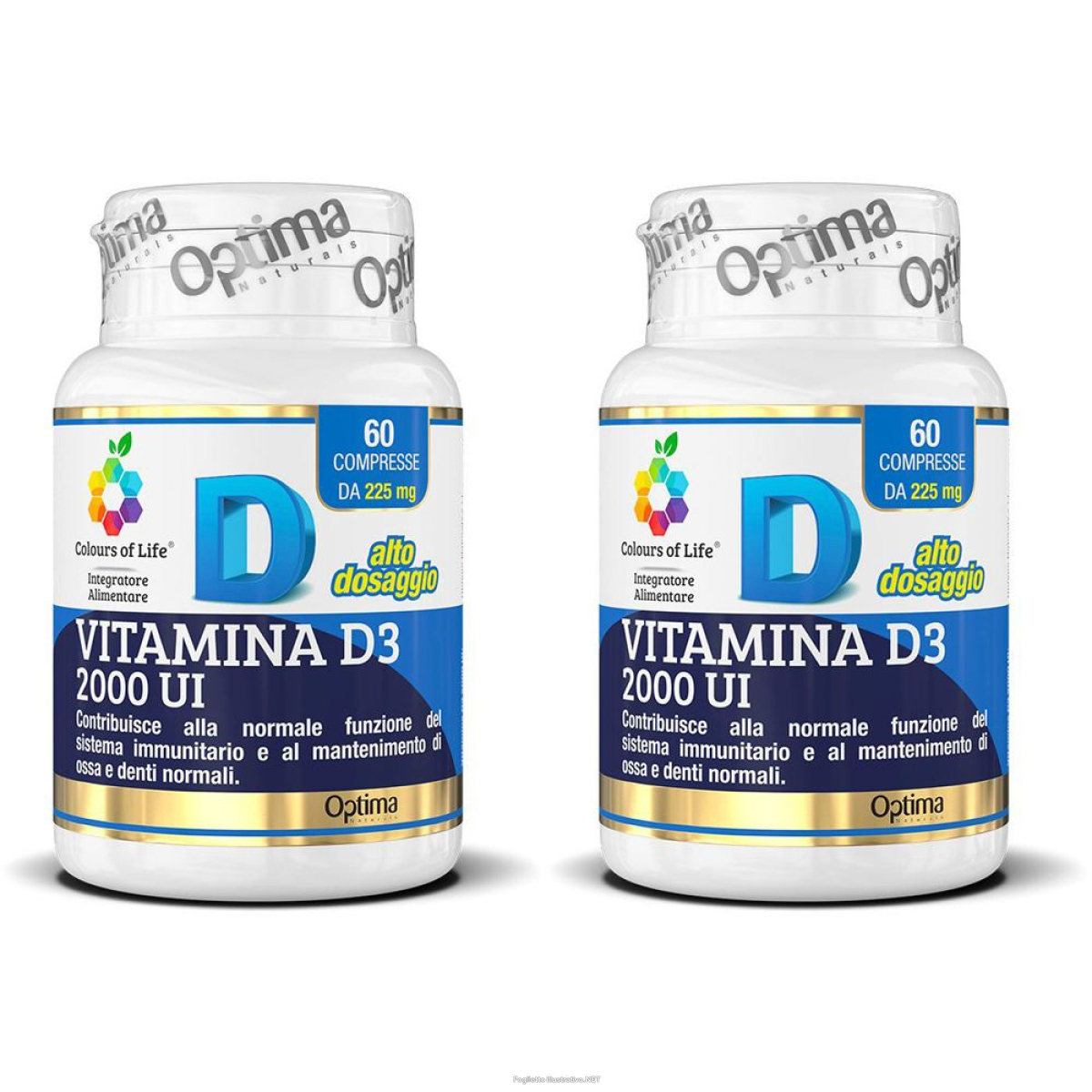 Cerca Offerte di optima vitamina d3 2000 u.i. set da 2 2x13,5 g compresse e acquista online