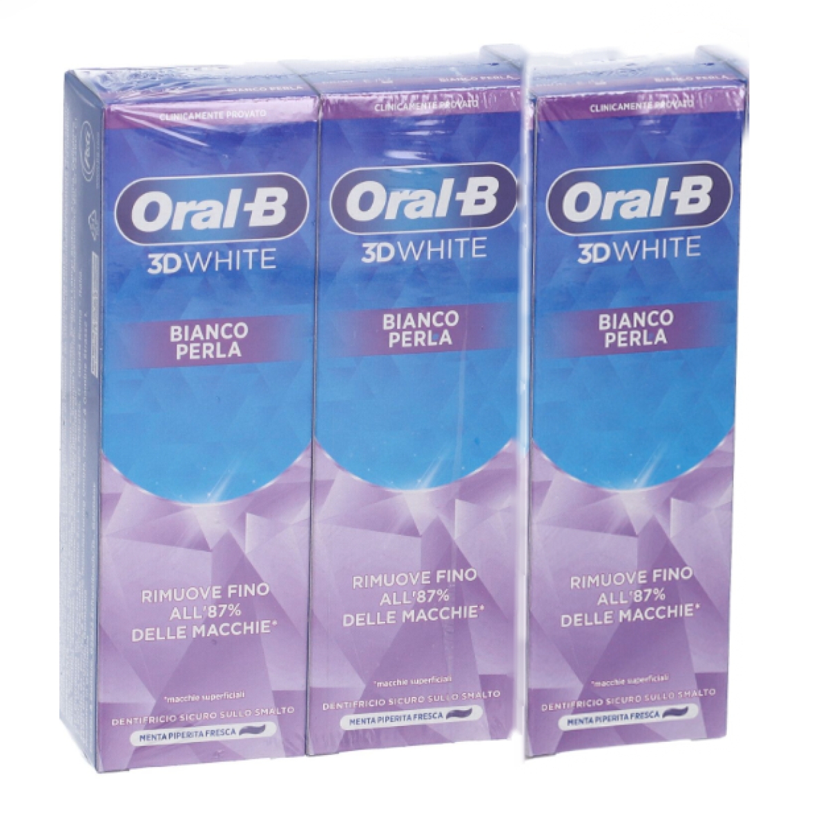 Cerca Offerte di Oral-b 3d white dentifricio bianco perla tripack - tre tubetti x 75ml e acquista online