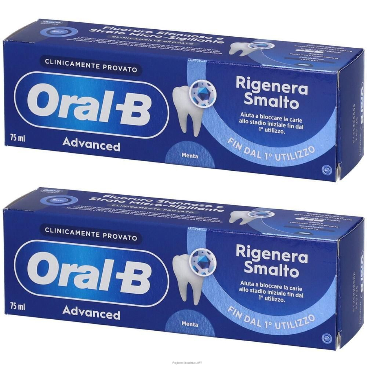 Cerca Offerte di oral-b advanced rigenera smalto menta 2x75 ml e acquista online