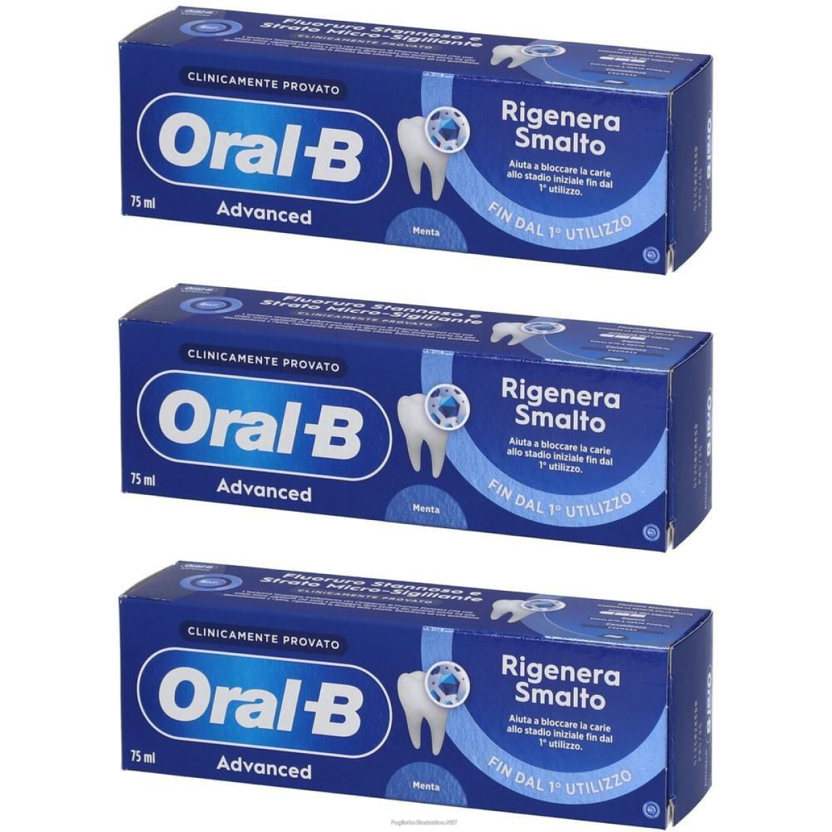 Cerca Offerte di oral-b advanced rigenera smalto menta 3x75 ml e acquista online