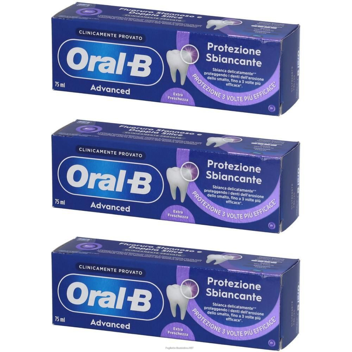 Cerca Offerte di oral-b dentifricio advanced protezione sbiancante 3x75 ml e acquista online