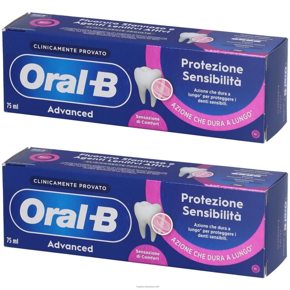 Cerca Offerte di oral-b dentifricio advanced protezione sensibilita' 2x75 ml e acquista online