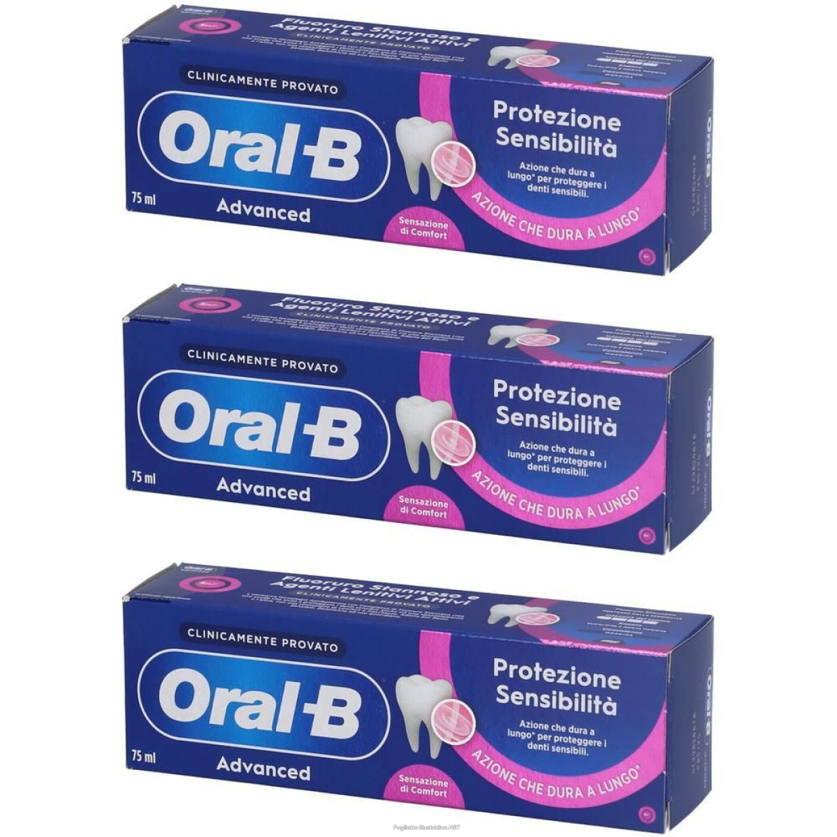 Cerca Offerte di oral-b dentifricio advanced protezione sensibilita' 3x75 ml e acquista online