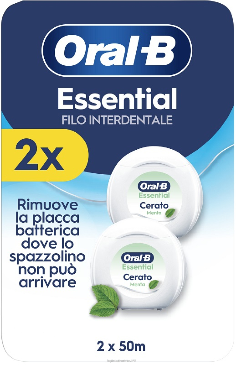 Cerca Offerte di oral-b essential filo interdentale cerato menta 2 pezzi da 50 m e acquista online