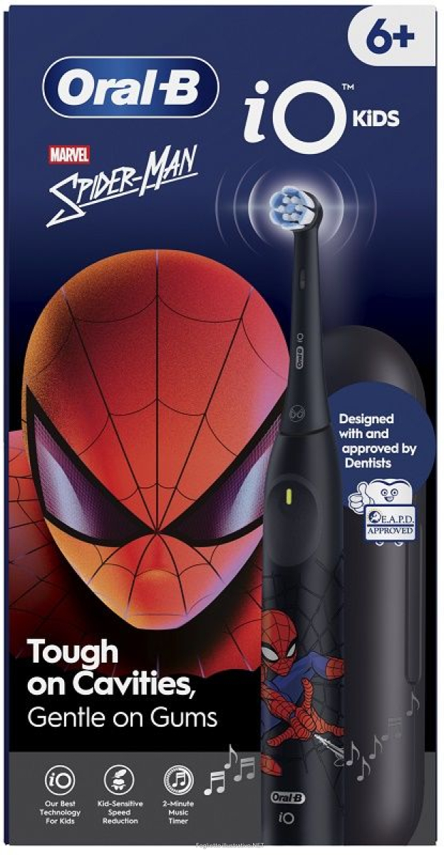 Cerca Offerte di oral b io 2 spazzolino elettrico spiderman per bambini dai 6 ai 12 anni con custodia da viaggio e acquista online