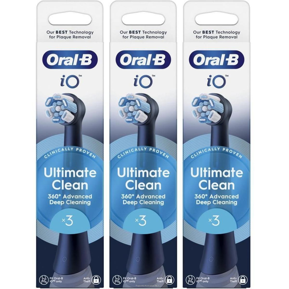 Cerca Offerte di oral-b io ultimate clean testine di ricambio nere 3x1 st e acquista online