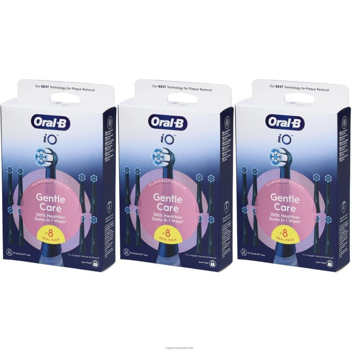 Cerca Offerte di oral-b power ricarica io gentle clean black 8 pezzi 3x1 st e acquista online