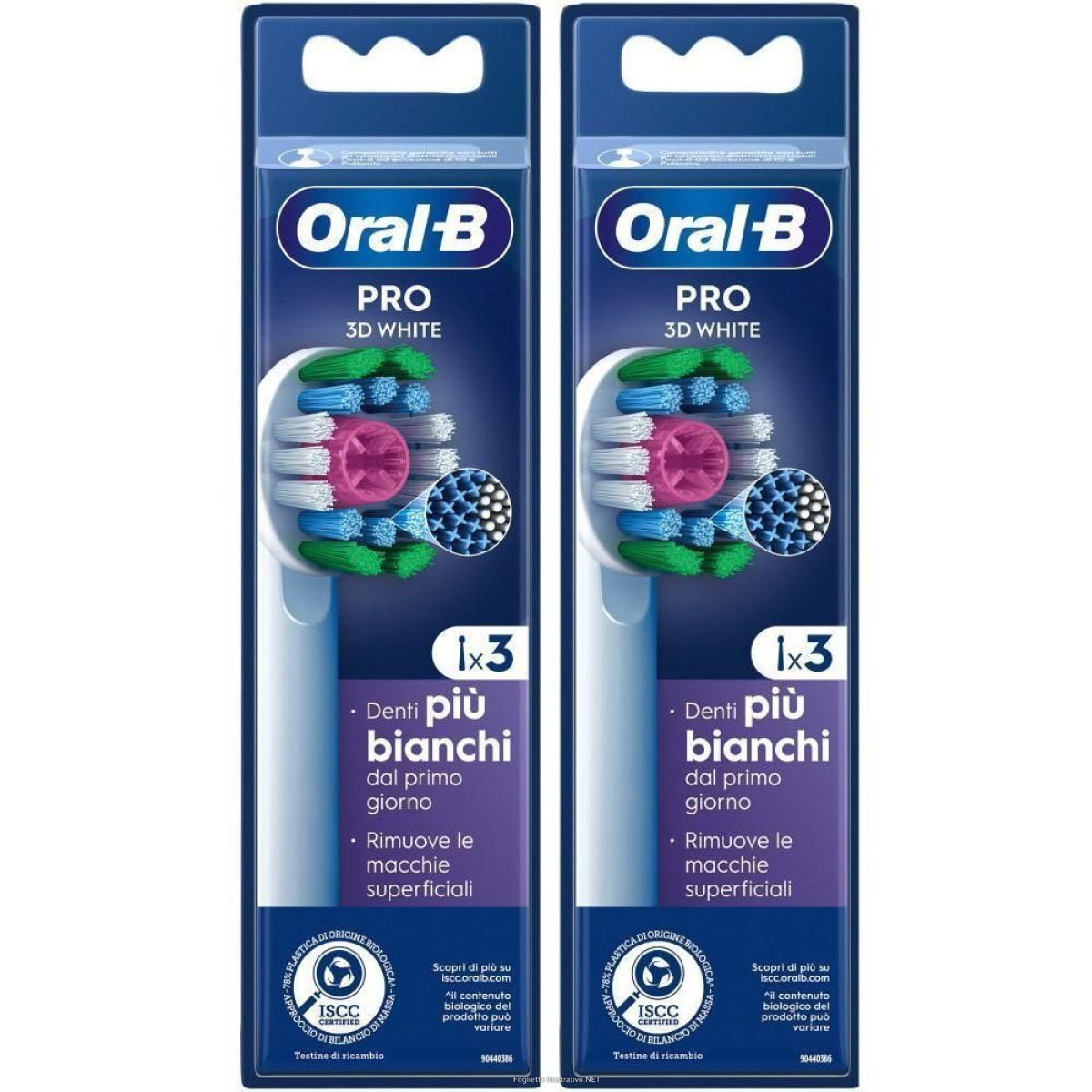 Cerca Offerte di oral-b pro 3d white testine di ricambio 2x3 st e acquista online