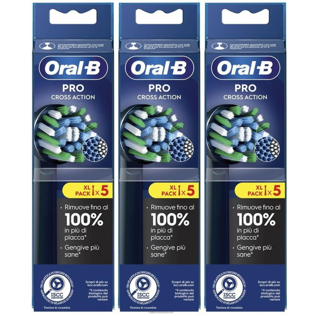 Cerca Offerte di oral-b pro cross action testine ricambio 3x5 st e acquista online