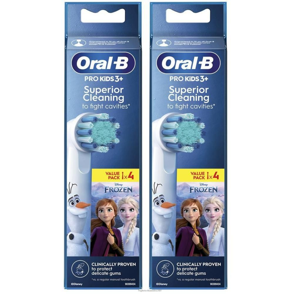 Cerca Offerte di oral-b pro kids3+ frozen testine ricambio 2x4 st e acquista online