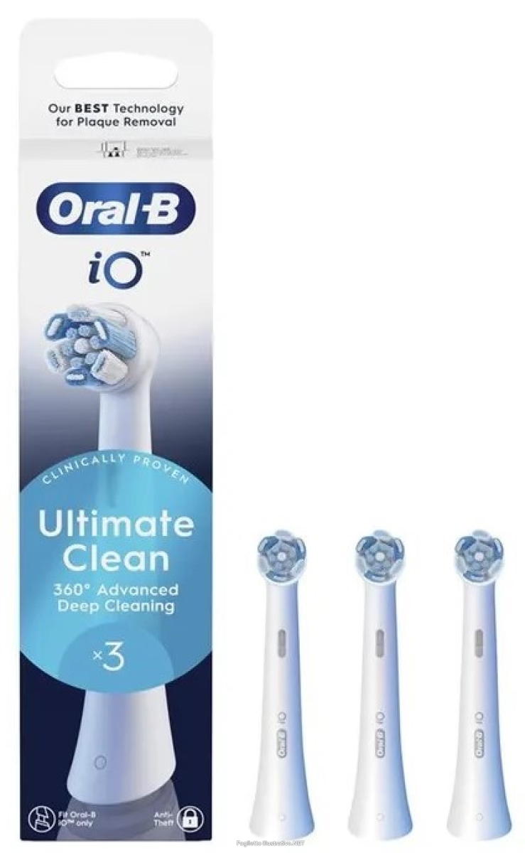 Cerca Offerte di oralb 3 testine di ricambio power refill io ultimate clean nero - procter & gamble e acquista online