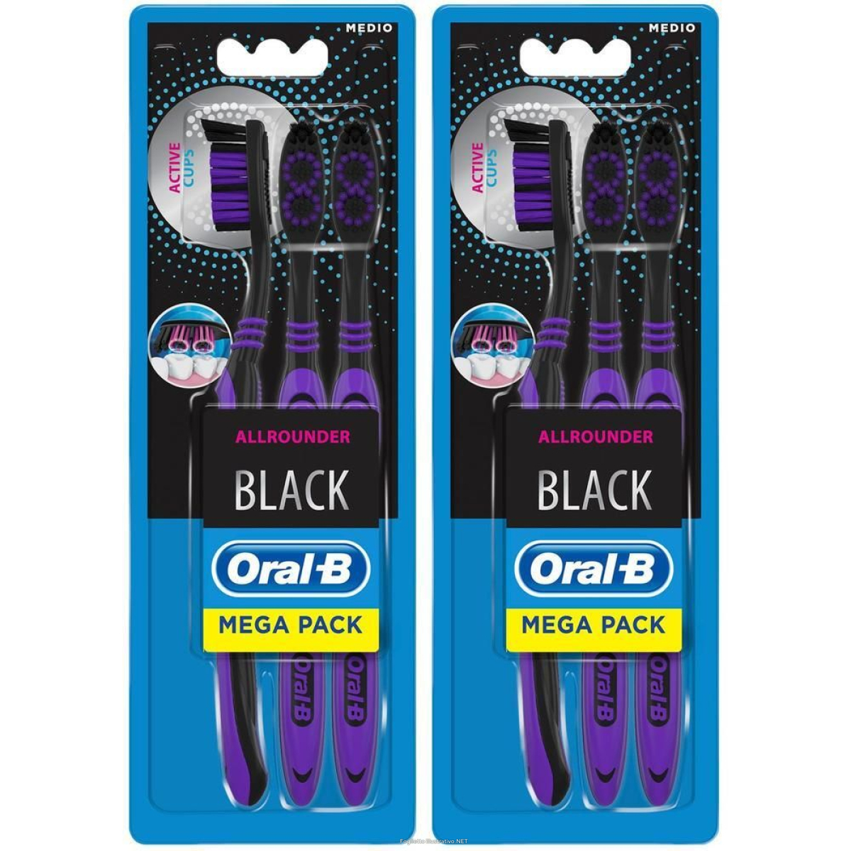 Cerca Offerte di oralb all rounder black spazzolino manuale 3 pezzi 2x3 pz d e acquista online