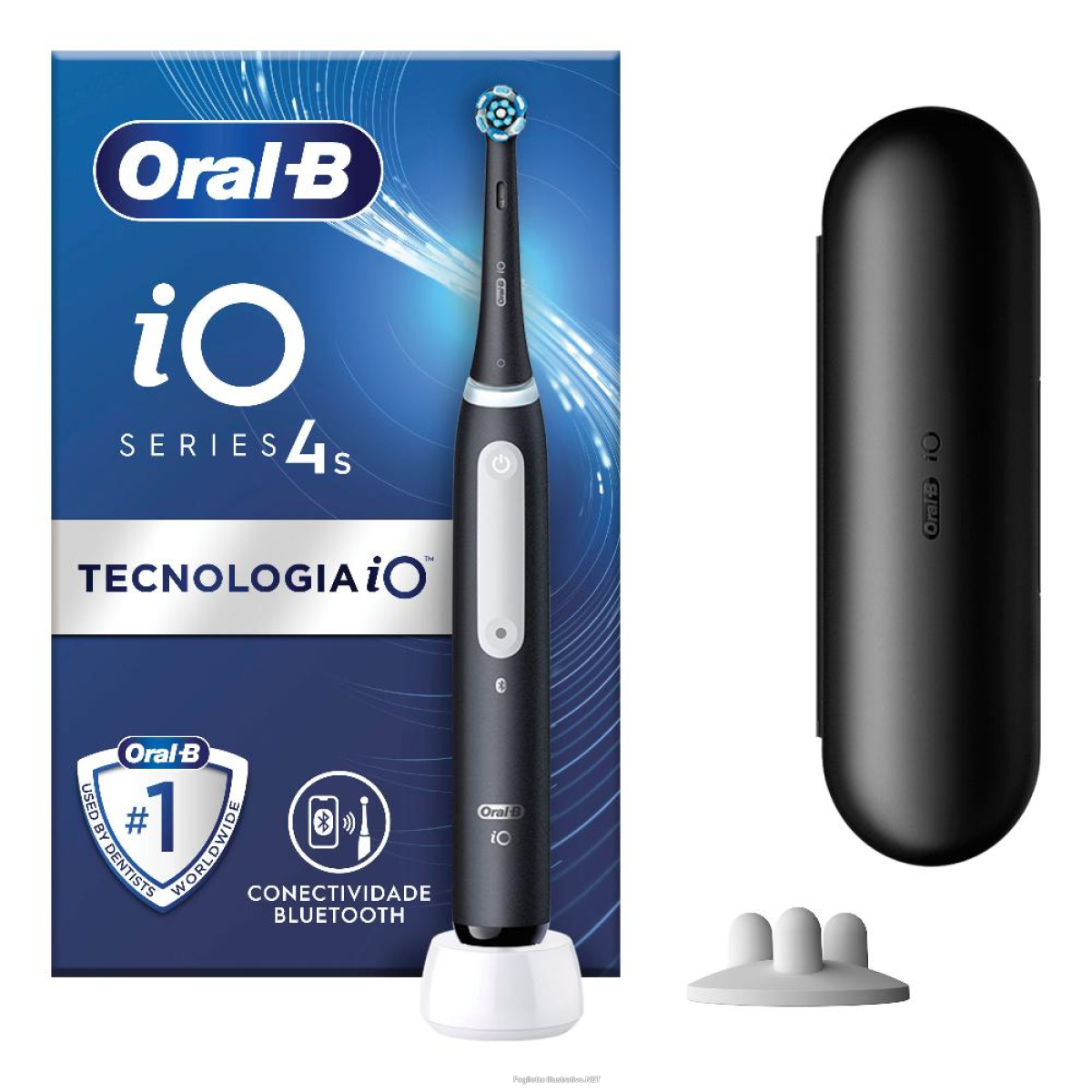 Cerca Offerte di oralb io 4 nero spazzolino elettrico + travel case + porta refill e acquista online