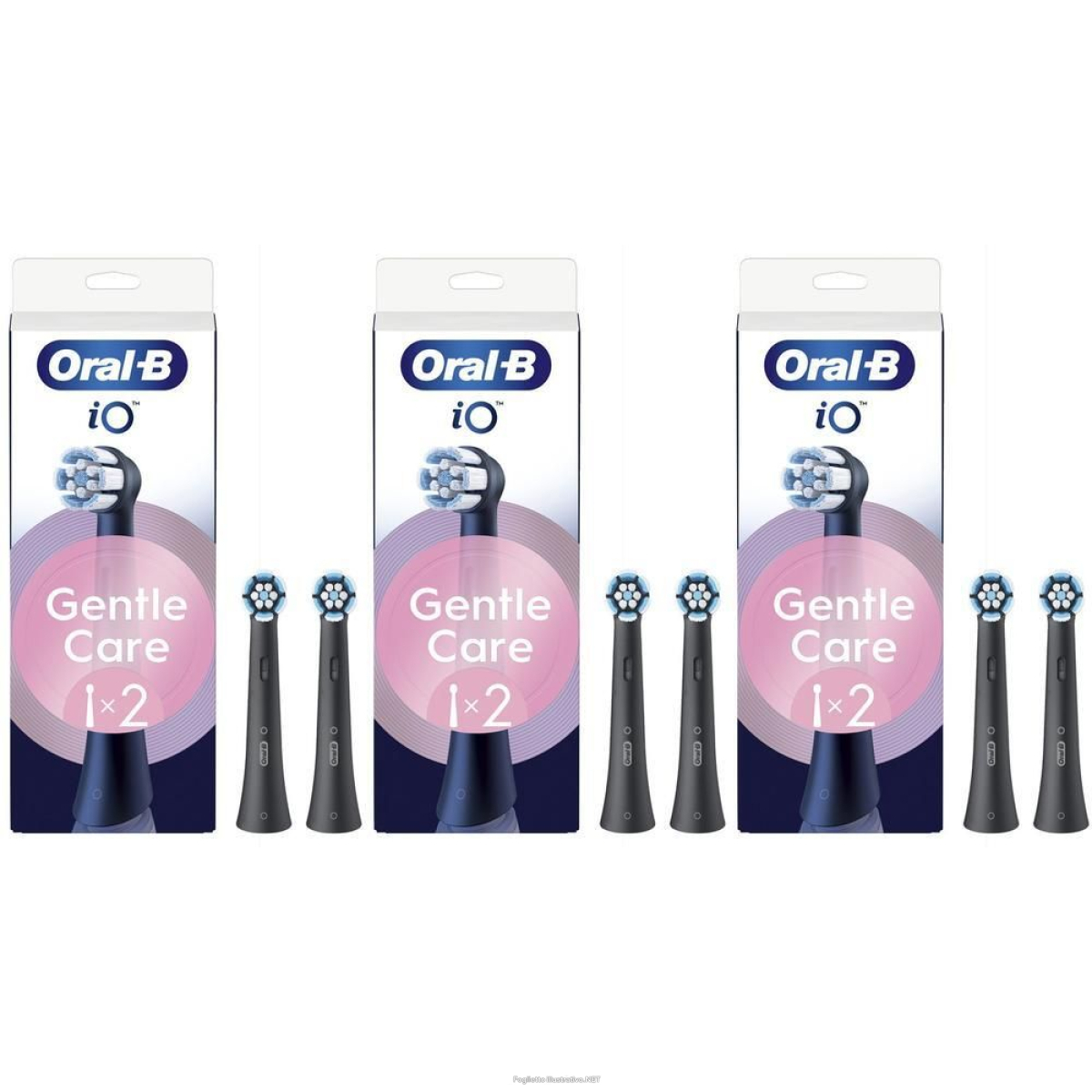 Cerca Offerte di oralb power ricarica io gentle clean black 2 pezzi 3x1 st e acquista online