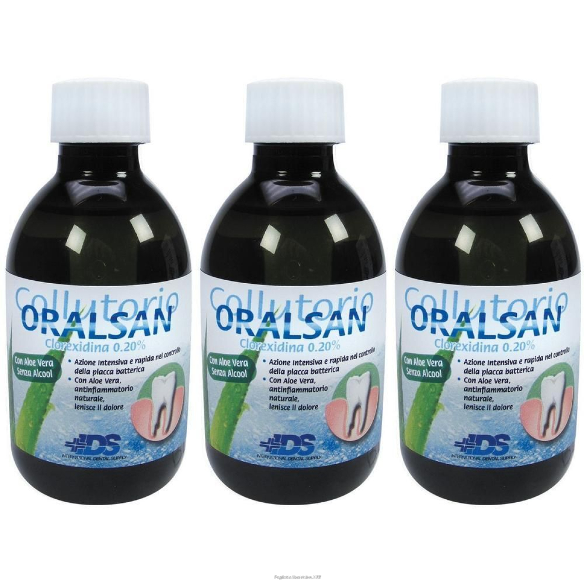 Cerca Offerte di oralsan collutorio clorexidina 0,20% con aloe 200 ml 3x200 ml e acquista online