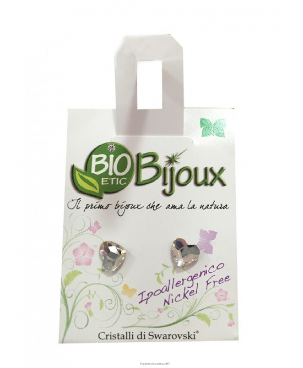 Trova Offerte di bioetic orecchino cuore 6 x 6,6 mm crystal e compra online