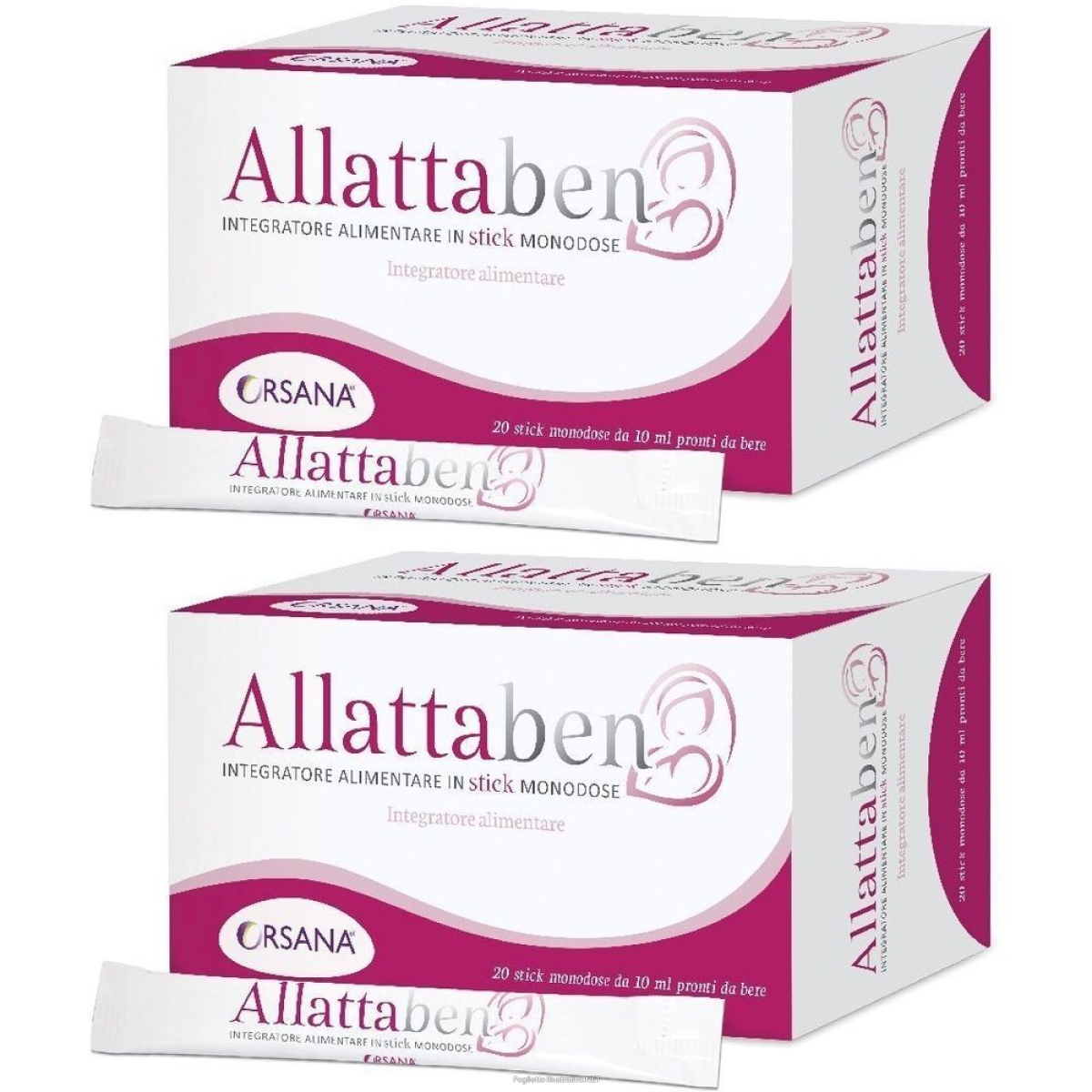 Cerca Offerte di orsana allattaben set da 2 2x20x10 ml stick e acquista online
